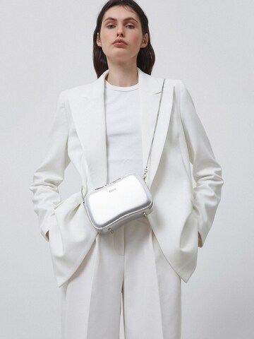 Estro Schultertasche '8802'‌‌ in Silber: Vorderseite