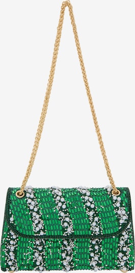 faina Torba preko ramena u zelena / tamno zelena / bijela, Pregled proizvoda