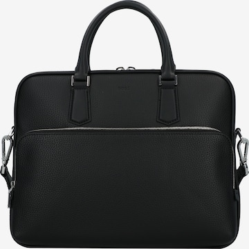 Porte-documents BOSS en noir : devant