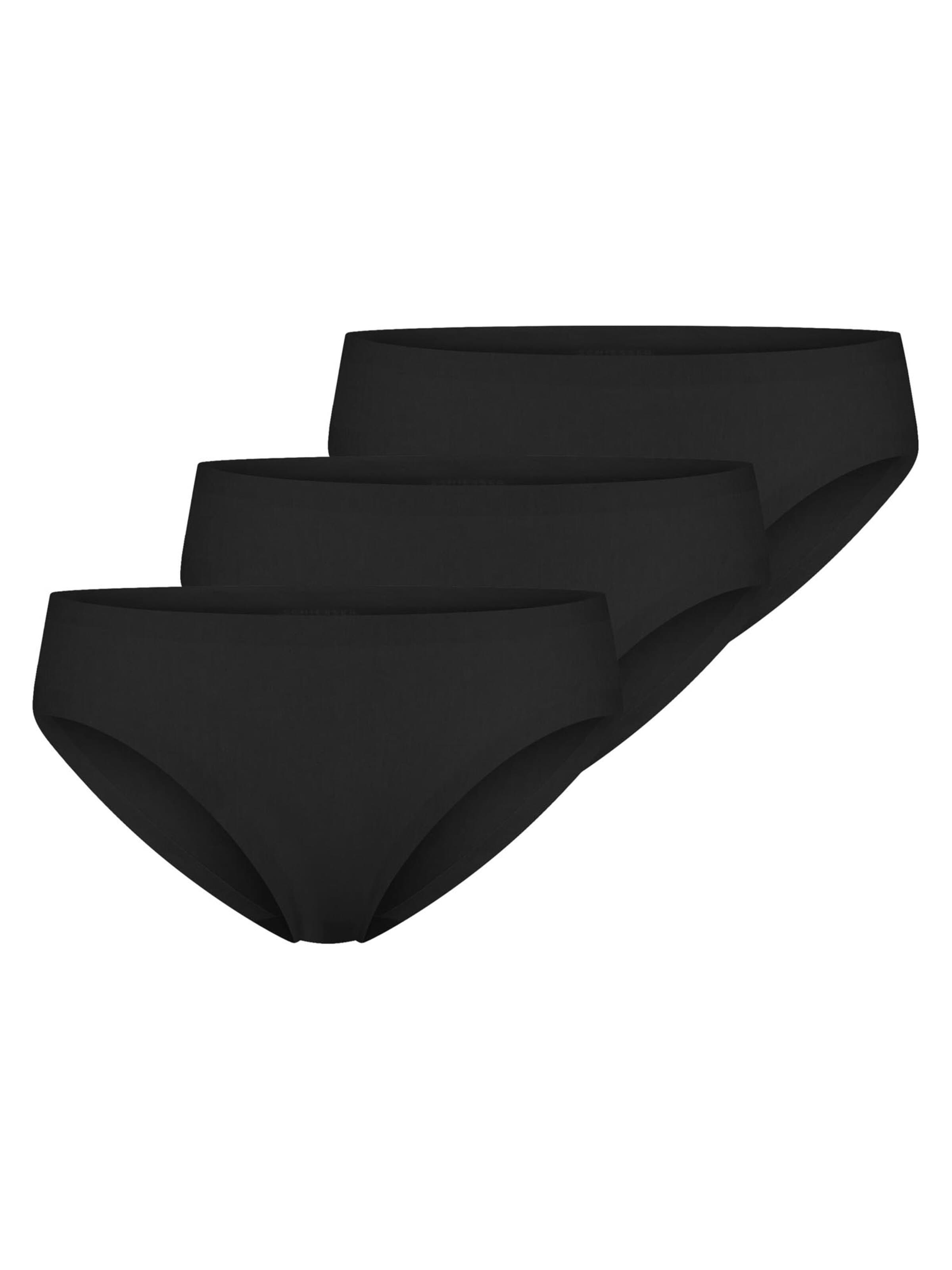 SCHIESSER Boyshorts 'Invisible Light' in Black: front