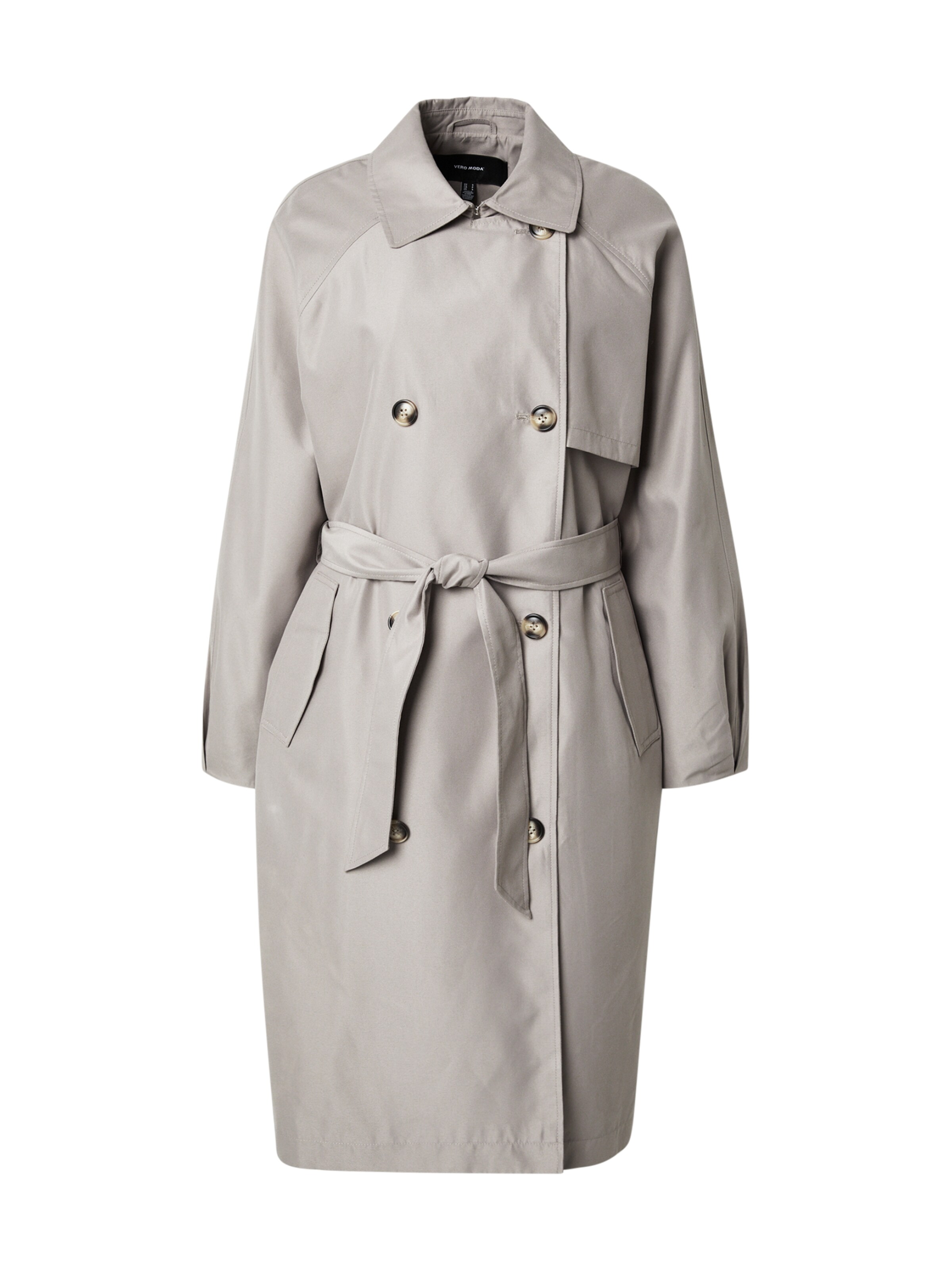 VERO MODA Ανοιξιάτικο και φθινοπωρινό παλτό 'VMDOREENSOFFY' σε γκρι: μπροστά