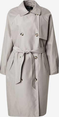 VERO MODA Преходно палто 'VMDOREENSOFFY' в сиво: отпред