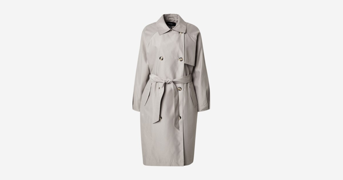 Vero Moda Fortune Vega Long Trenchcoat Dames Vero Moda Fortune Vega Long Trenchcoat Dames