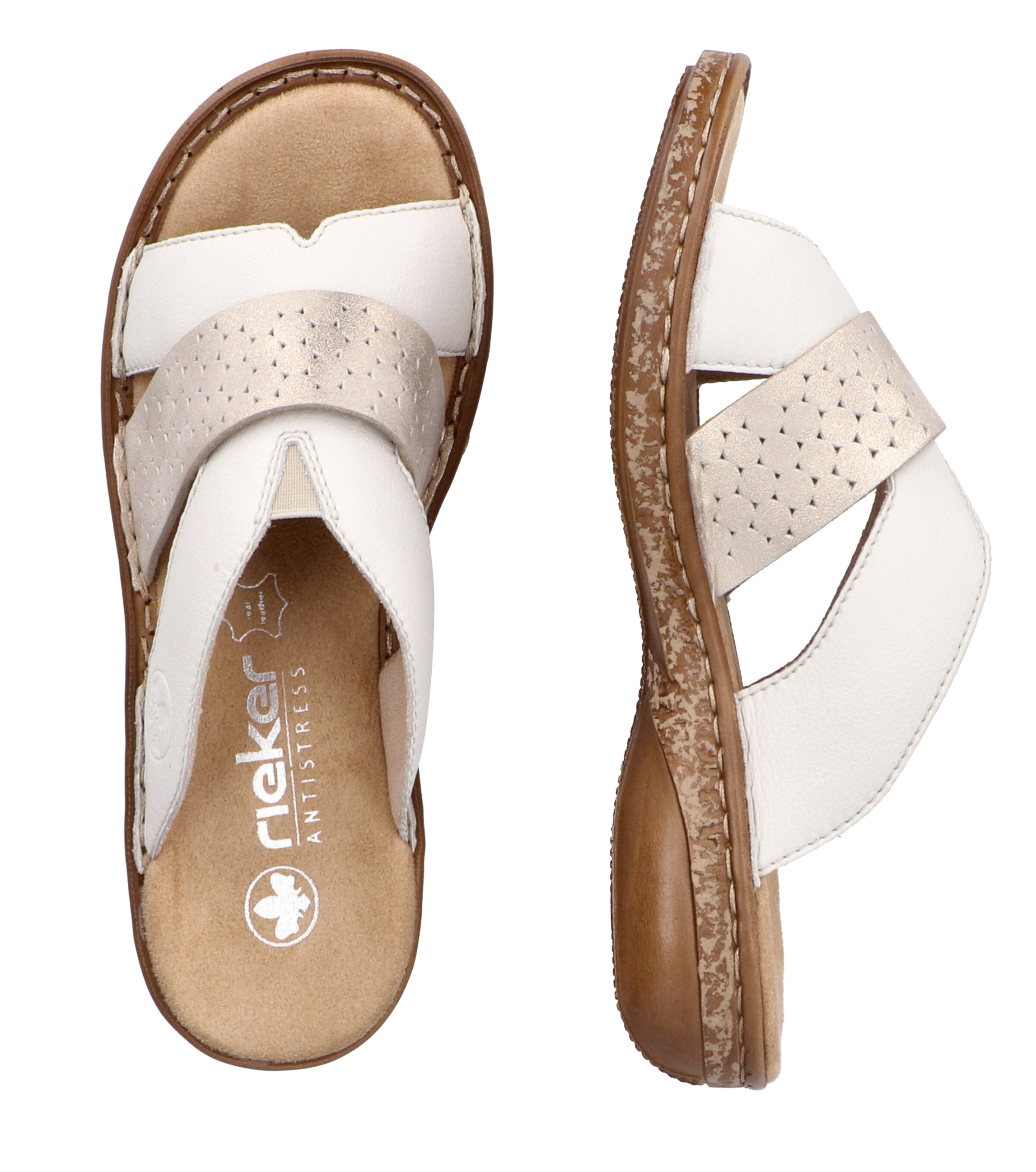 Rieker Mules in White