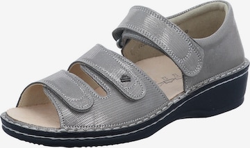 Finn Comfort Sandals 'Usedom' in Silver: front