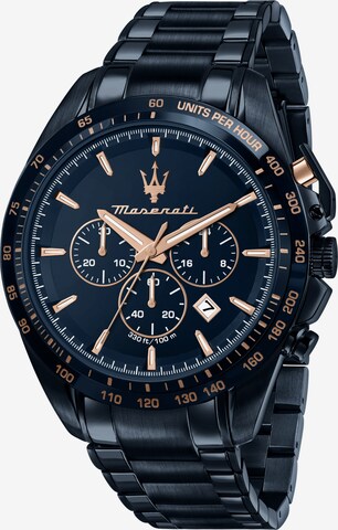 Montre à affichage analogique 'Traguardo' Maserati en noir : devant