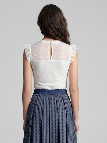 Blouse folklorique 'Kavala' SPIETH & WENSKY en blanc