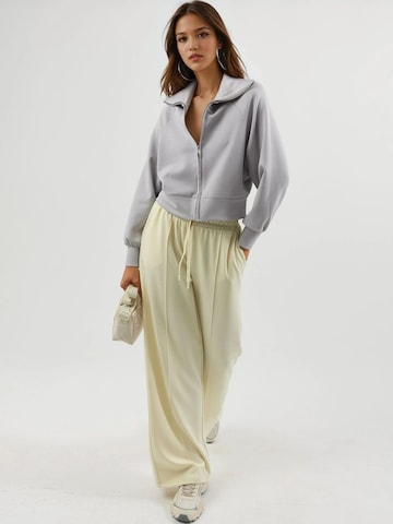 Busem - Casaco em moletão em cinzento