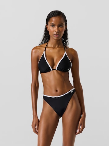Karl Lagerfeld Triangel Bikinioverdel i sort: forside
