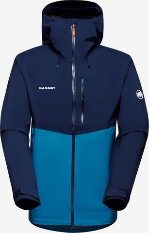 MAMMUT Outdoorjas in Blauw: voorkant