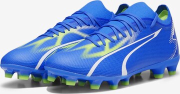 PUMA Soccer Cleats 'Ultra Match' in Blue: front
