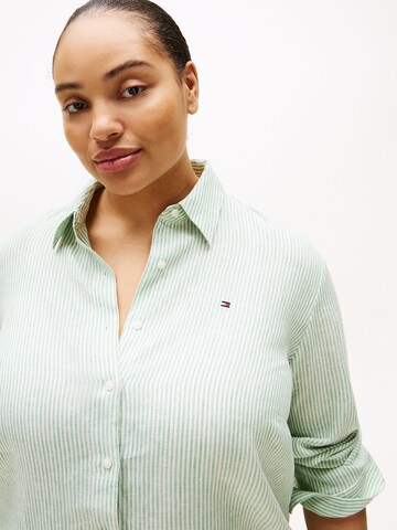 Chemisier Tommy Hilfiger Curve en vert