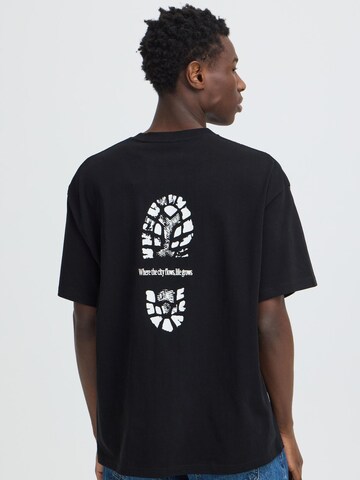 !Solid - Camiseta 'SDWolts' en negro