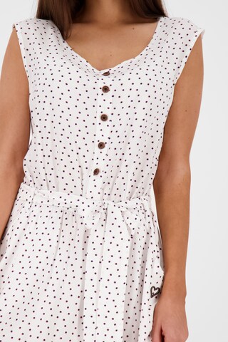 alife & kickin Kleid 'ScarlettAK' in Weiß