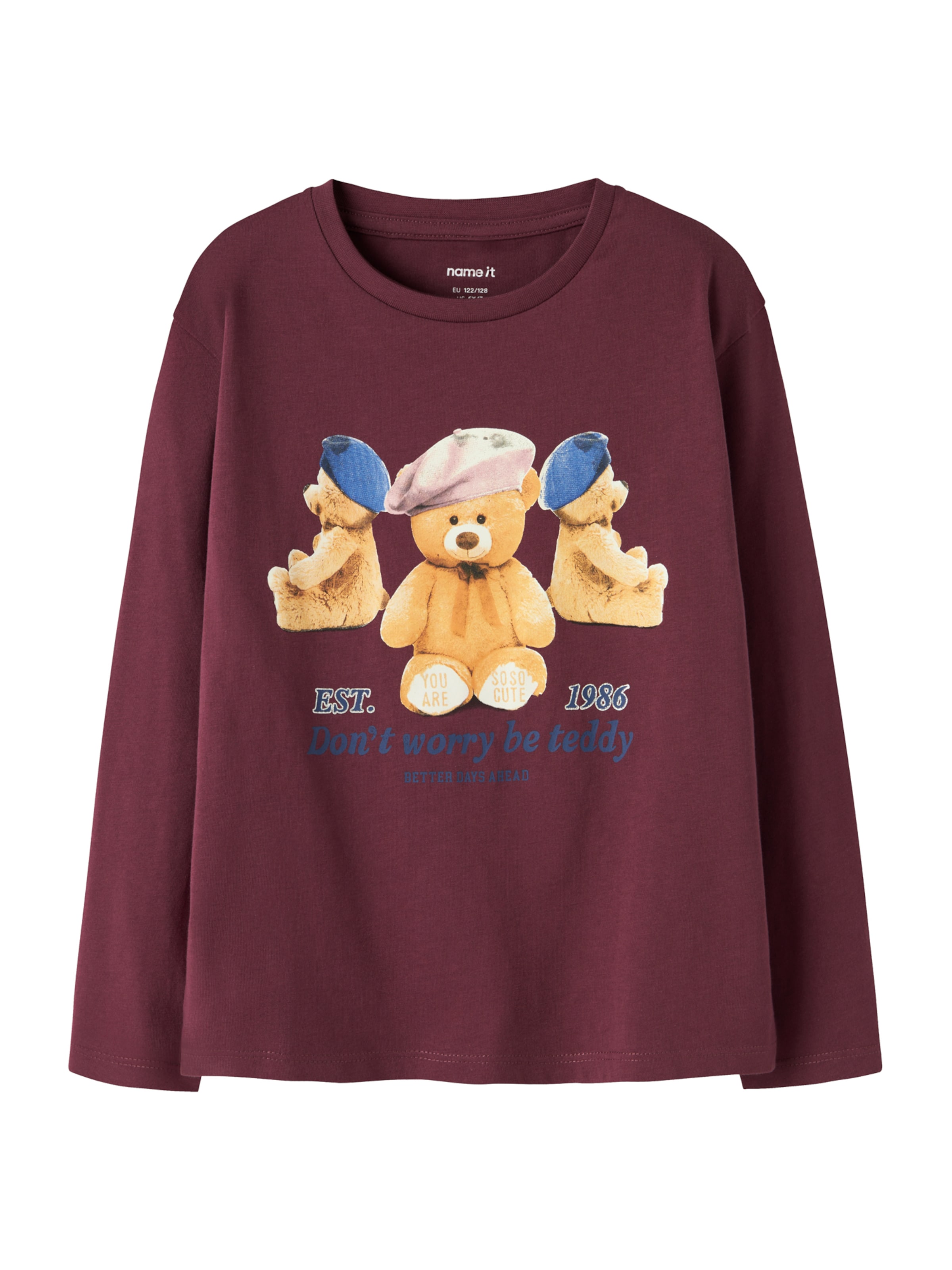 NAME IT Tričko 'NKFRYCCAS' - Červená: predná strana