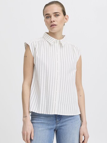 Camicia da donna ' IHZAX ' di ICHI in bianco