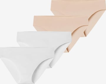 Slip ' Invisible Light ' SCHIESSER en beige : devant