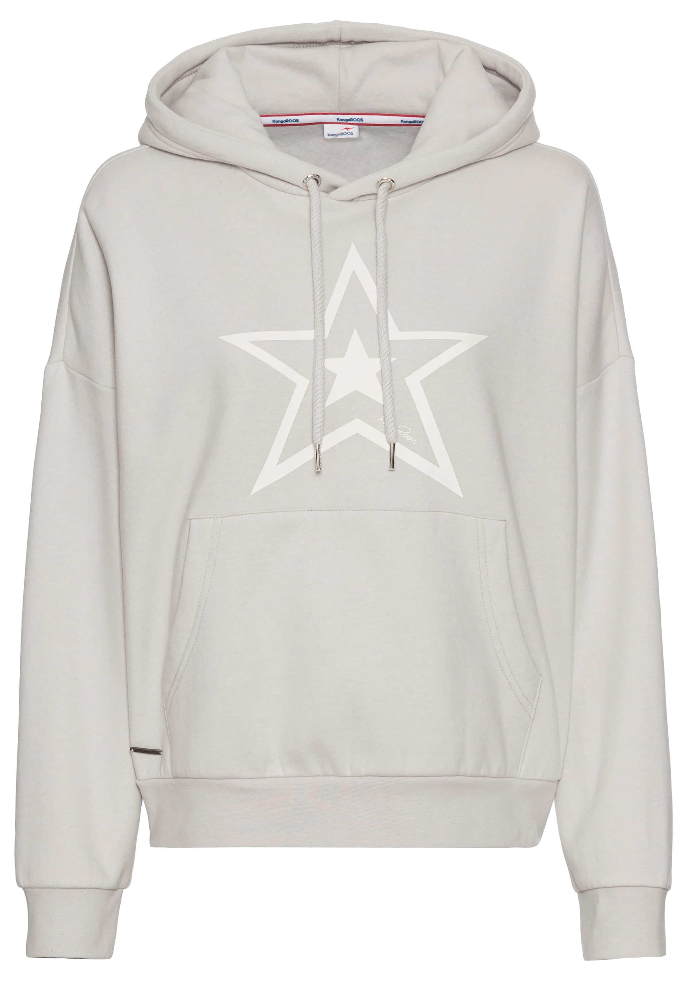 KangaROOS Sweatshirt in Grey: front
