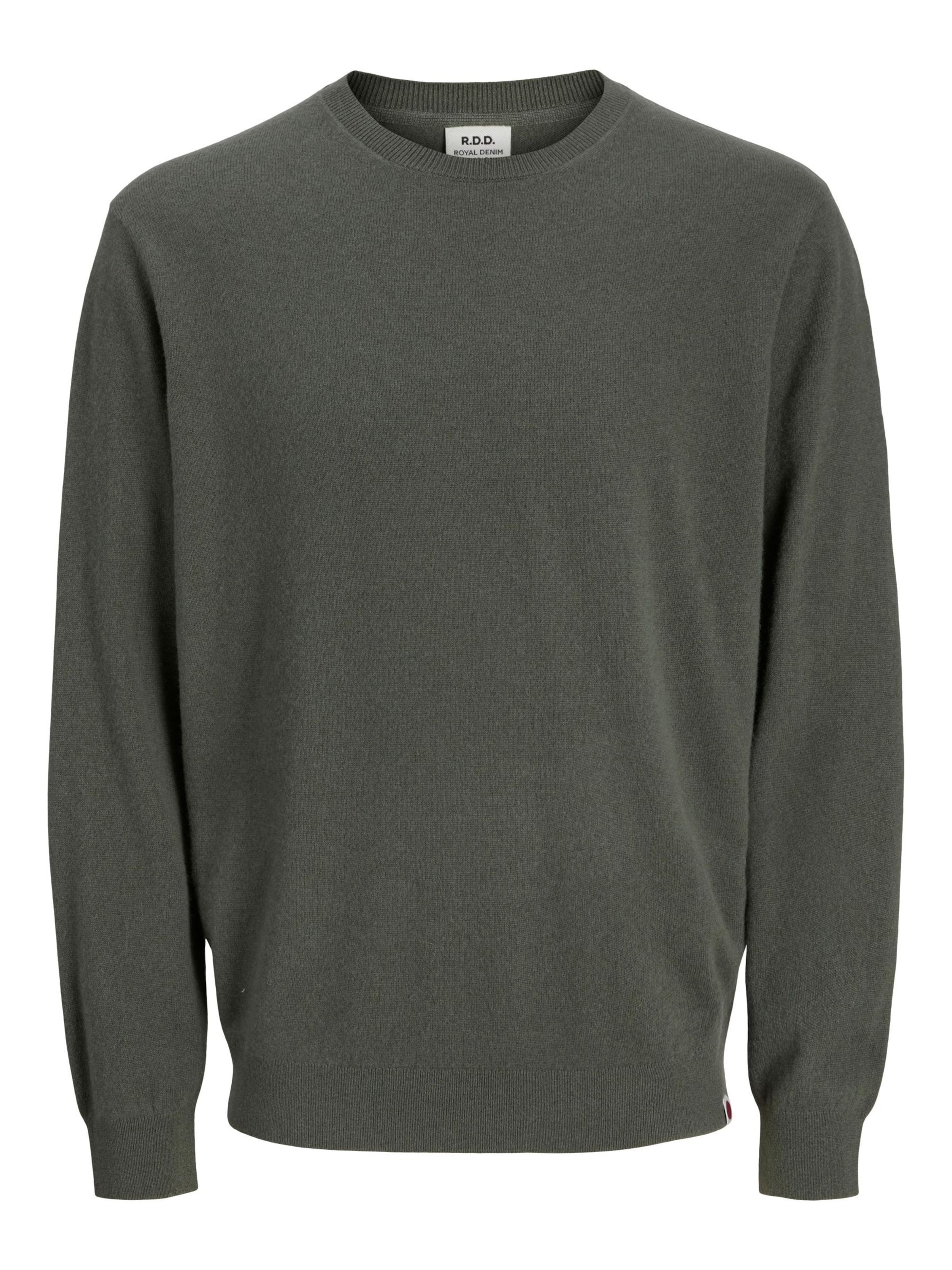 R.D.D. ROYAL DENIM DIVISION Pullover 'RDDBROOKS' in Braun: Vorderseite