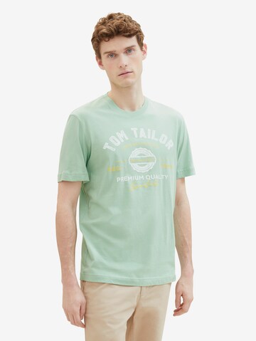 TOM TAILOR - Camisa em verde