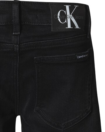 Calvin Klein Jeans Слим фит Дънки в черно