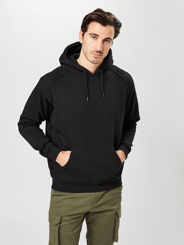 Urban Classics Sweatshirt in Black: front