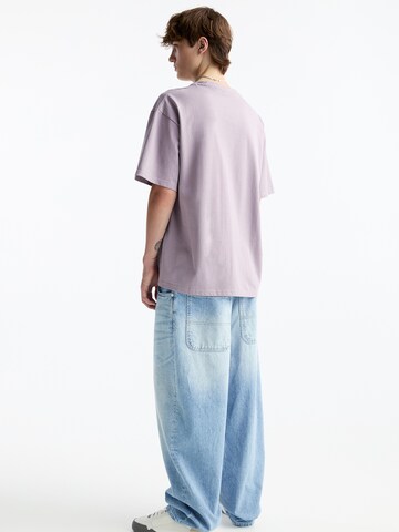 T-Shirt Pull&Bear en violet