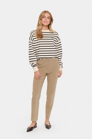Regular Pantalon 'Ossa' SAINT TROPEZ en beige