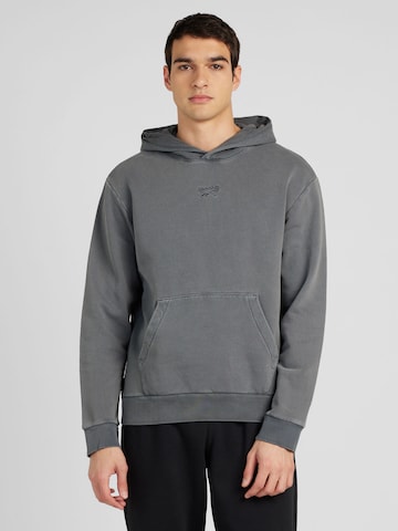 Reebok - Sweatshirt de desporto em cinzento: frente