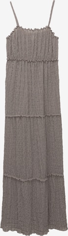 Pull&BearHaljina - siva boja: prednji dio