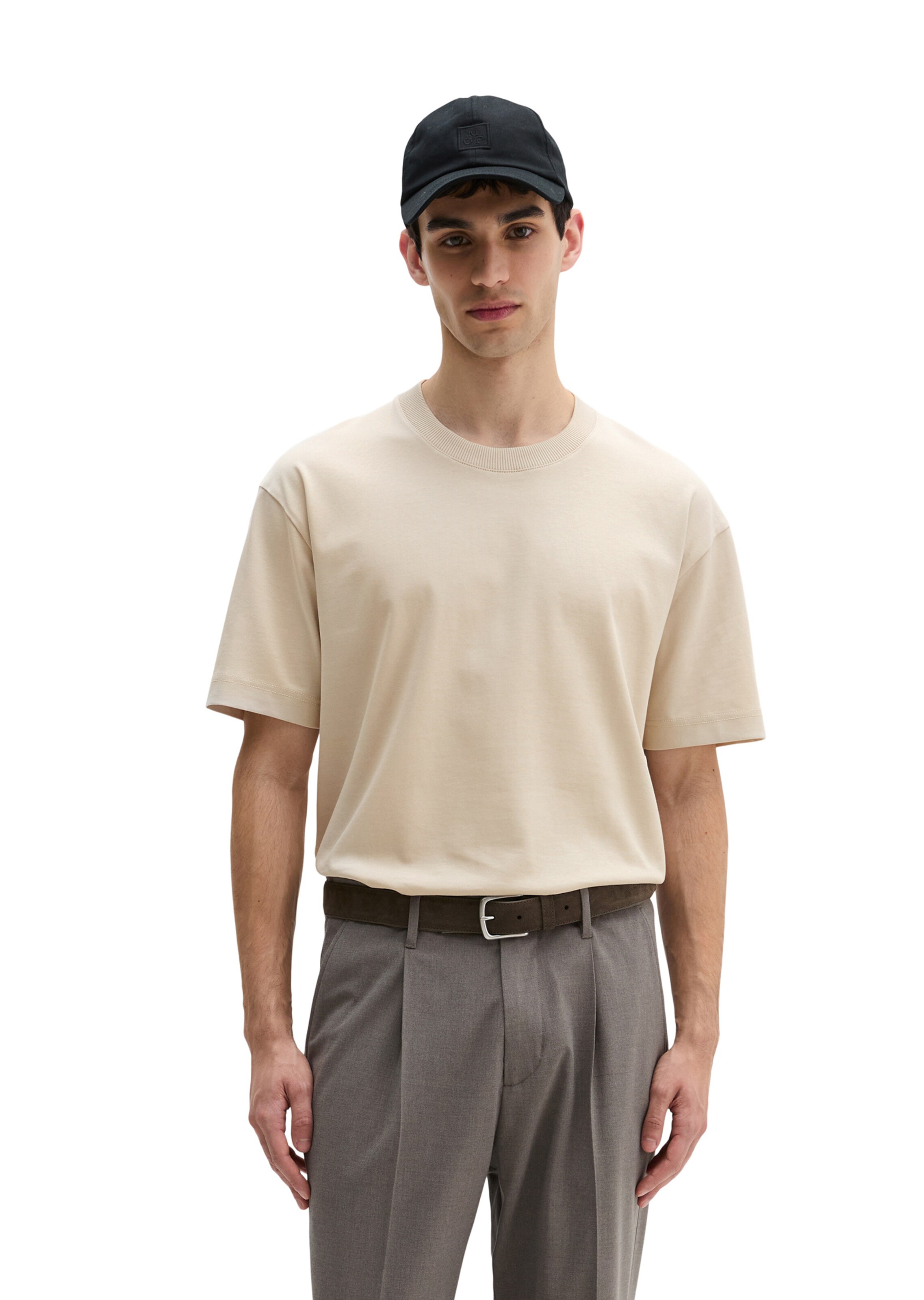 Marc O'Polo Shirt in Beige: voorkant