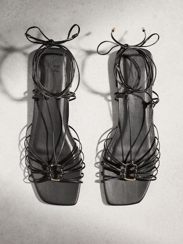 Sandales à lanières Next en noir