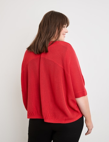 SAMOON Strickjacke in Rot