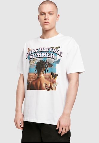 T-Shirt 'Days Before Summer' MT Upscale en blanc : devant