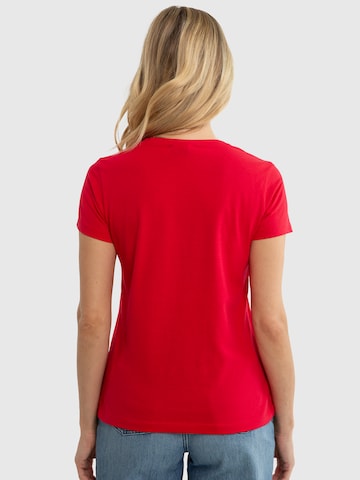 T-shirt ' RISSMELNA ' BIG STAR en rouge