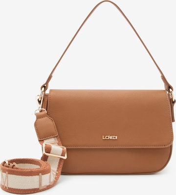L.CREDI Schoudertas 'Ruby' in Bruin: voorkant