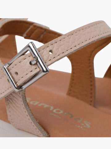 Sandales Pisamonas en beige