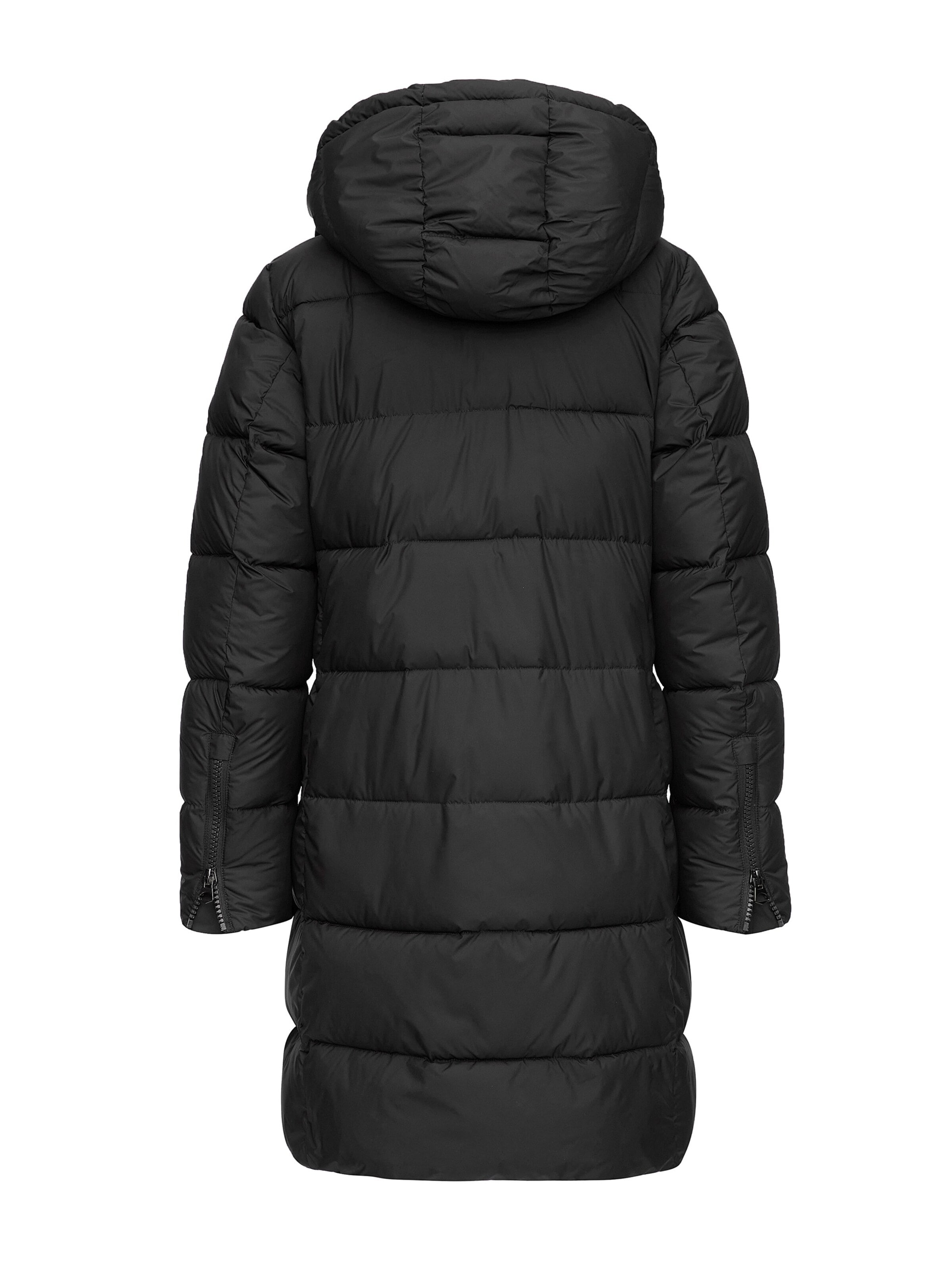 MANISA Winterparka 'Steppmantel'‌‌‌‌‌‌‌‌ in Schwarz