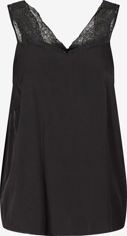 Zizzi Top in Black: front