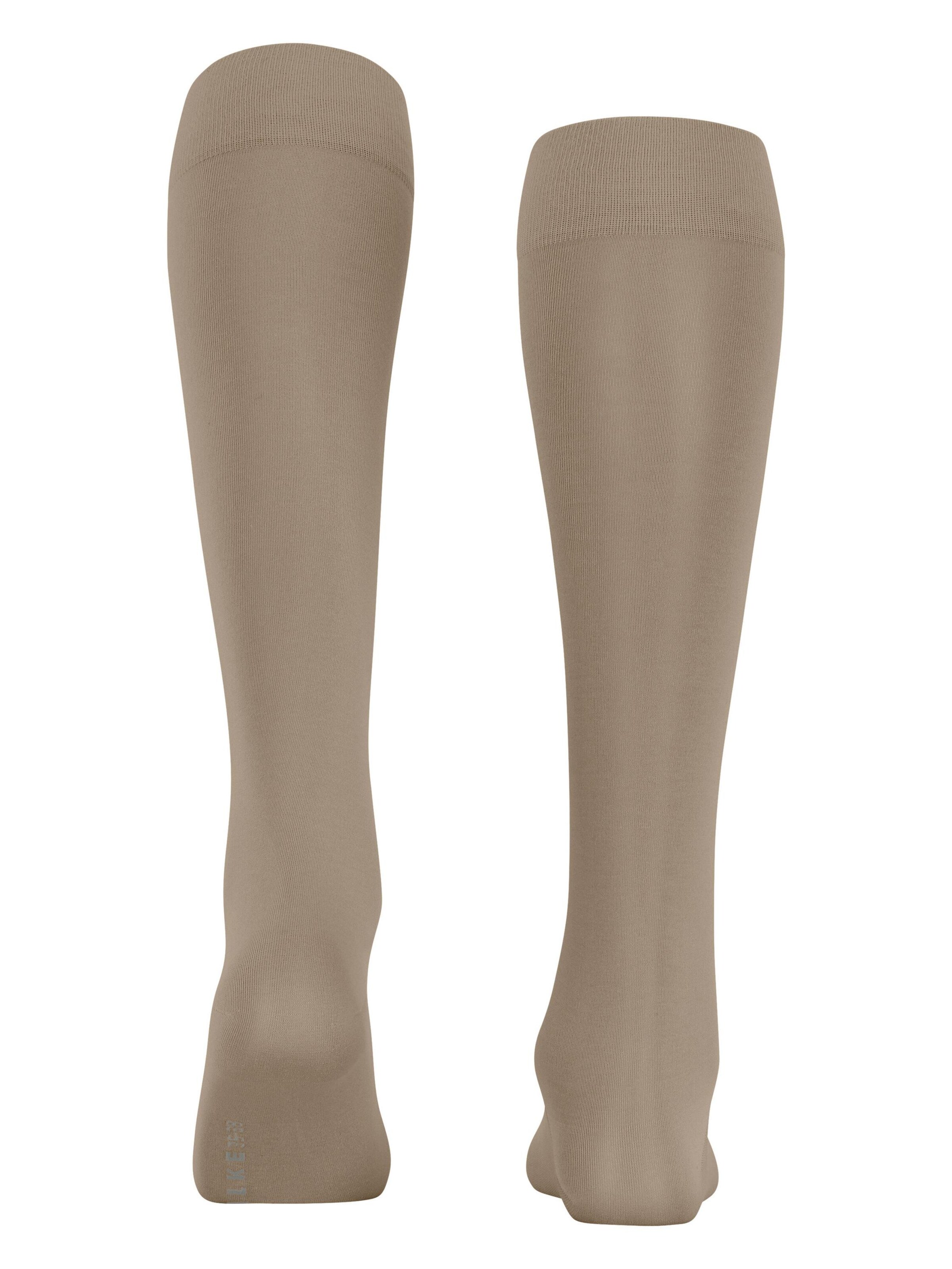 FALKE Knee High Socks 'Cotton Touch' in Beige