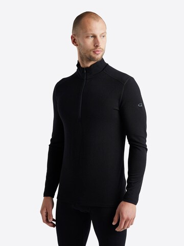 Maglia funzionale di ICEBREAKER in nero: frontale