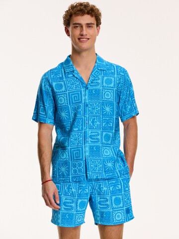Regular fit Camicia di Shiwi in blu: frontale