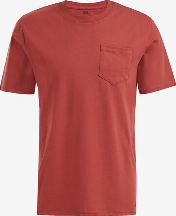 WE Fashion Shirt in Rood: voorkant