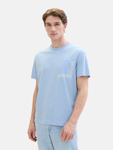 T-Shirt TOM TAILOR en bleu : devant