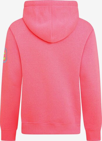 Zwillingsherz Sweatshirt 'Lucina' in Roze