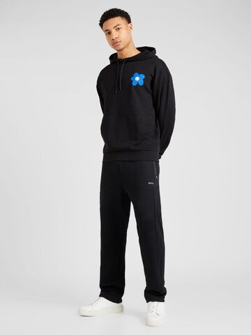 HUGO Blue - Sweatshirt 'Nolumbine' em preto