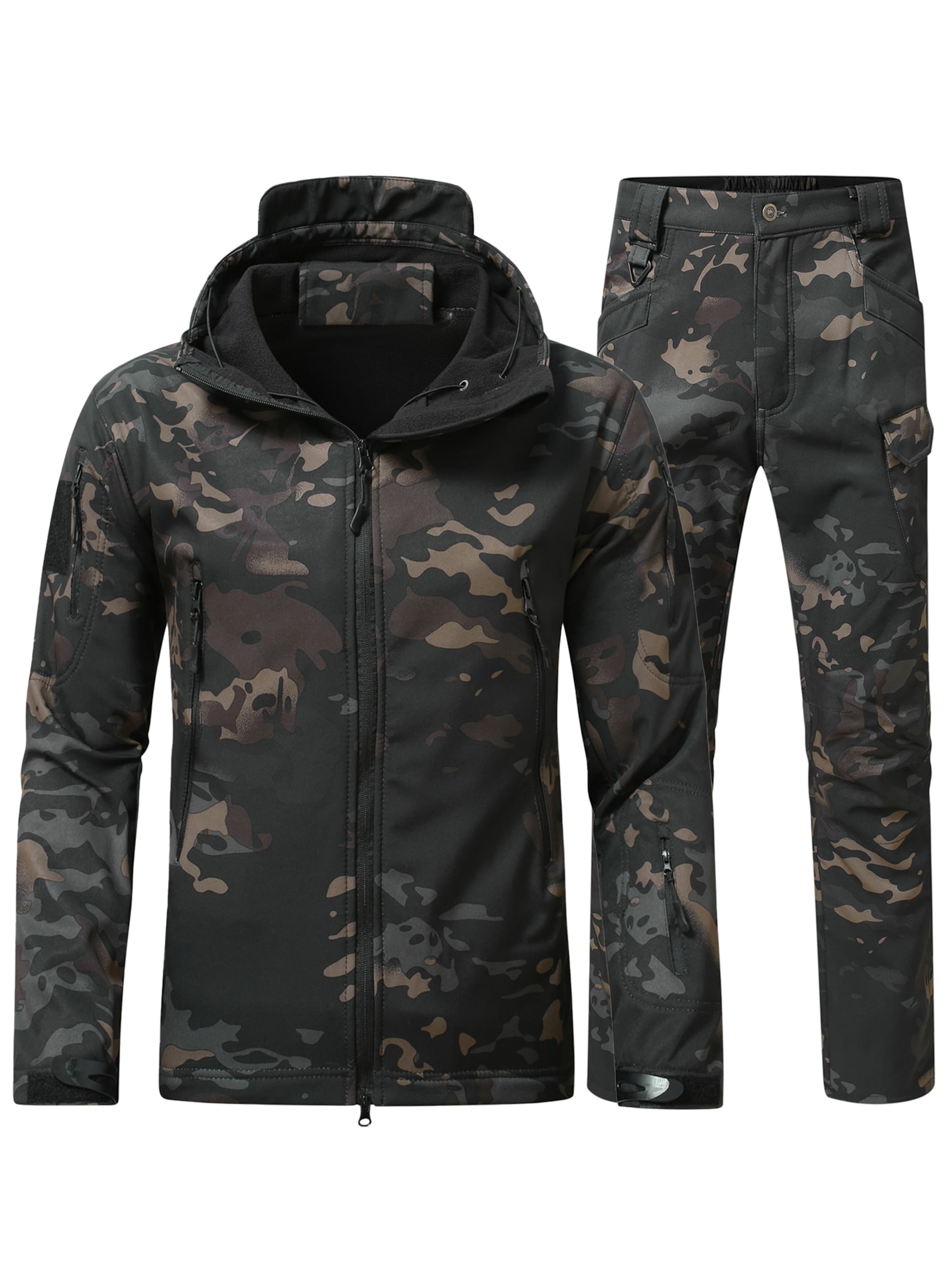 Youthup Sportanzug‌‌‌‌‌‌‌‌ in Schwarz: Vorderseite