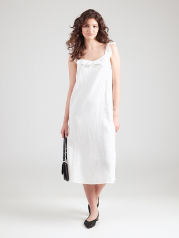 Abito 'PCSastina' di PIECES in bianco: frontale