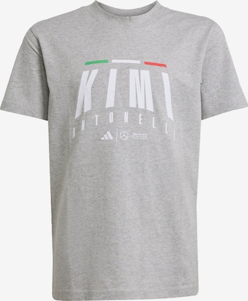 T-Shirt fonctionnel 'Mercedes - AMG Petronas Formula One Team Kimi Antonelli' ADIDAS PERFORMANCE en gris : devant