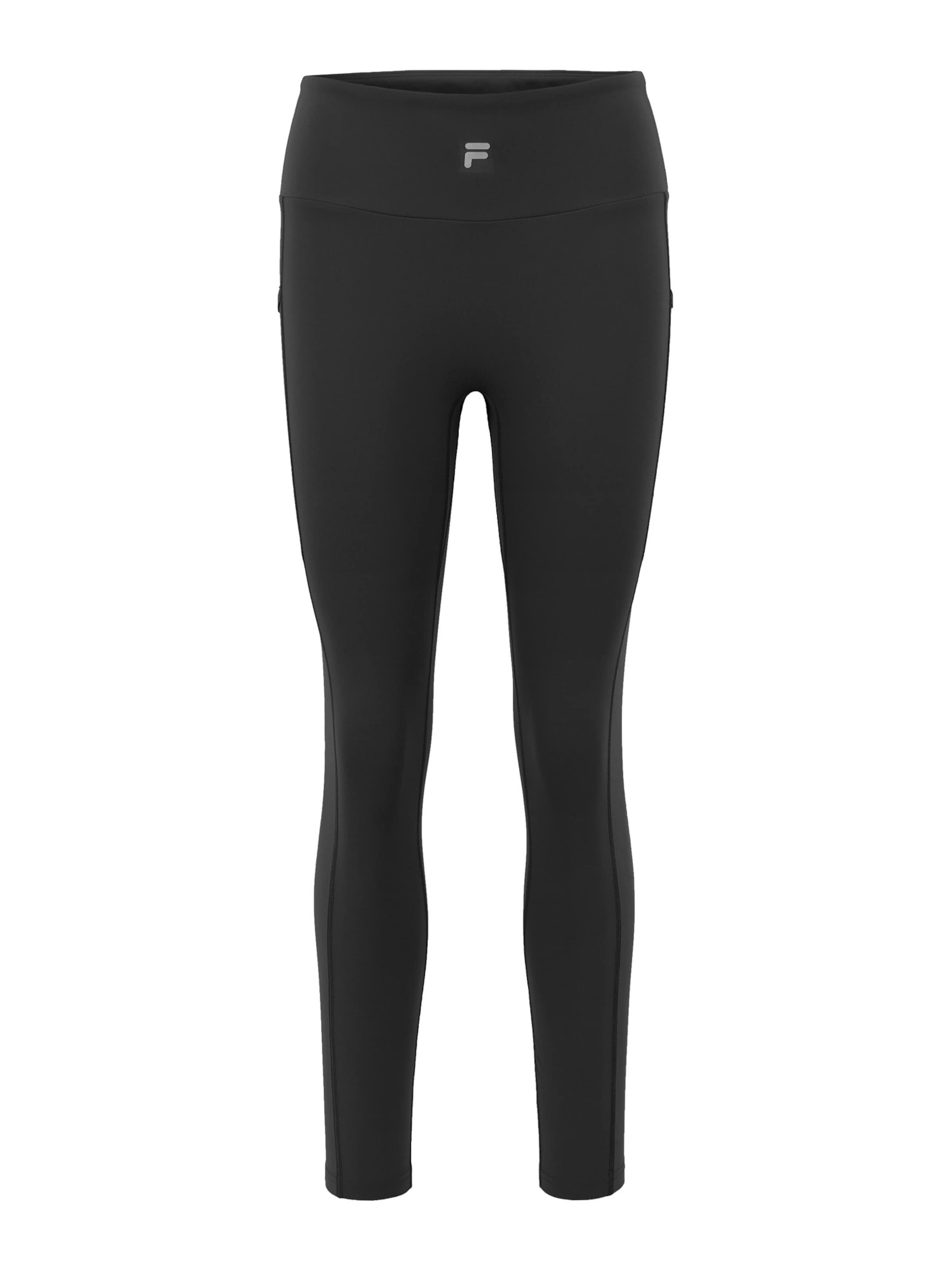 FILA Skinny Sportbroek RAGA in Zwart ABOUT YOU